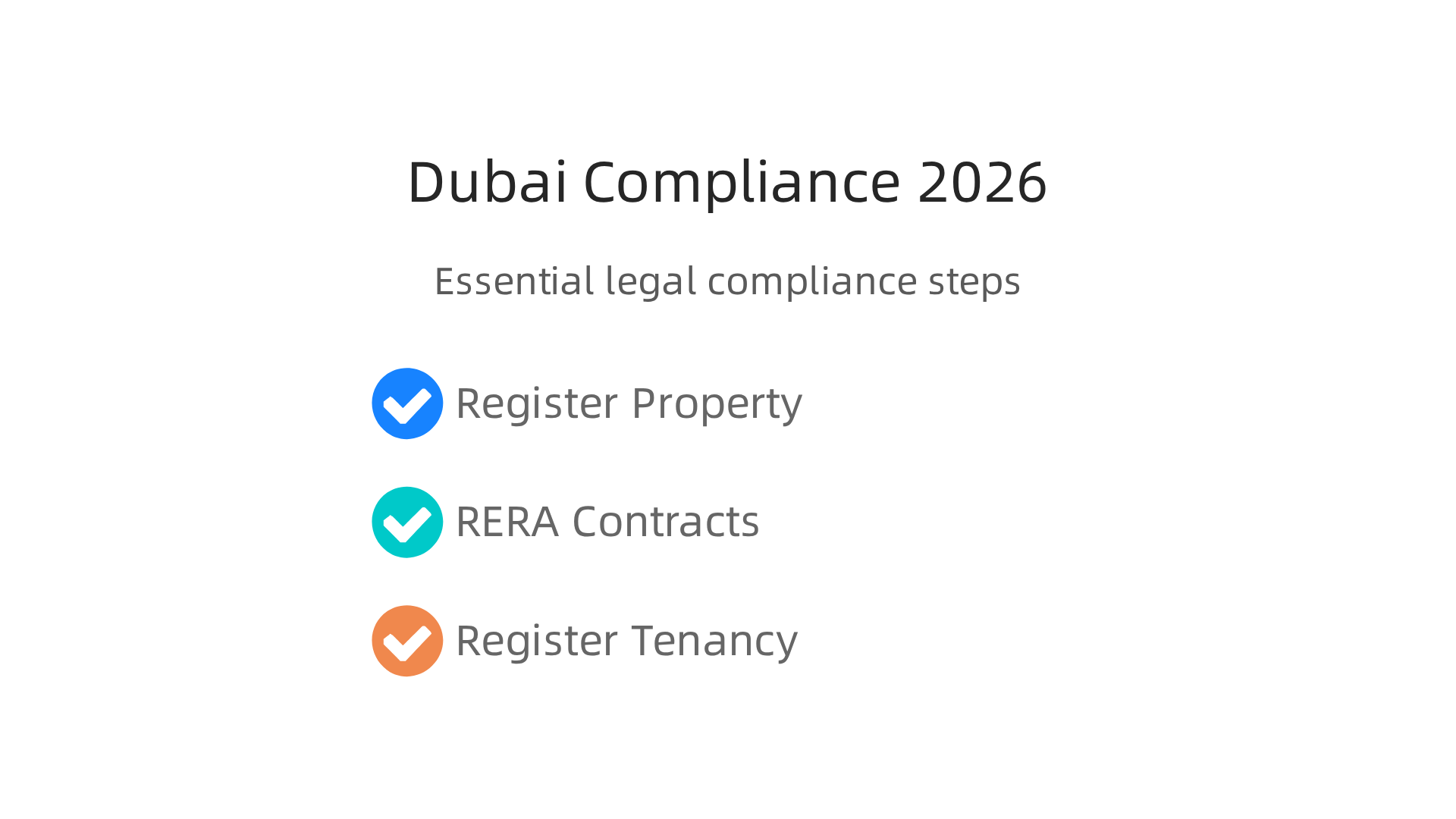 Essential legal steps to ensure your property investment in Dubai is compliant with 2026 regulations.